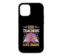 ESE Teacher Love Brains Funny Halloween School Case for iPhone 12/12 Pro