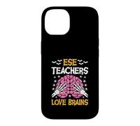 ESE Teacher Love Brains Funny Halloween School Case for iPhone 14