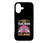 ESE Teacher Love Brains Funny Halloween School Case for iPhone 17
