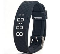 eSeasonGear VB80 12 Alarm Vibrating Watch, Silent Vibration Shake Wake ADHD Medication Reminder, Black-Large, Small 4.5-7.5"/11-19cm; Large 6.5-8.5"/16-21cm, Modern