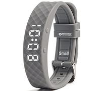 eSeasonGear VB80 8 Alarm Vibrating Watch, Silent Vibration Shake Wake ADHD Medication Reminder, Gray-Small, Small 4.5-7.5"/11-19cm; Large 6.5-8.5"/16-21cm