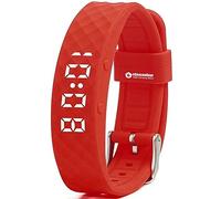 eSeasonGear VB80 8 Alarm Vibrating Watch, Silent Vibration Shake Wake ADHD Medication Reminder, Red-Large, Small 4.5-7.5"/11-19cm; Large 6.5-8.5"/16-21cm