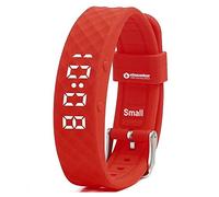 eSeasonGear VB80 8 Alarm Vibrating Watch, Silent Vibration Shake Wake ADHD Medication Reminder, Red-Small, Small 4.5-7.5"/11-19cm; Large 6.5-8.5"/16-21cm