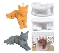 ESEDAGE 3D Cat Animal Mold - Silicone Resin Casting Molds for Candle Making & Home Decor