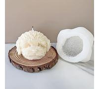 ESEDAGE Cat Mold - Silicone Candle/Soap/Resin Casting Mold - Cat Shape - 2" x 2" x 2" - Transparent - Craft Molds