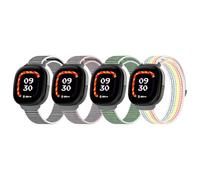 ESeekGo Nylon Bands Compatible with Google Fitbit Ace LTE (2024) for Kids, Breathable Hook & Loop Sport Replacement Straps, Soft Adjustable Colorful Wristband for Boys and Girls