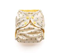 Esembly Cloth Diaper Cover Reusable Waterproof Breathable Adjustable Outer Layer Over Absorbent Inner for Blow Protection Buds Size 2 (18-35lbs)