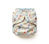 Esembly Cloth Diaper Cover Reusable Waterproof Breathable Adjustable Outer Layer Over Absorbent Inner for Blow Protection Quilted Size 1 (7-17lbs)