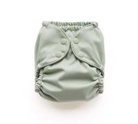 Esembly Cloth Diaper Outer, Waterproof Cloth Diaper Cover, Swim Diaper, Leak-Proof and Breathable Layer Over Prefolds, Flats or Fitteds, Reusable Diaper with Snap Closure, Size 1 (7-17lbs), Sea Glass
