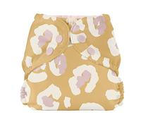 Esembly Cloth Diaper Outer, Waterproof Cloth Diaper Cover, Swim Diaper, Leak-Proof and Breathable Layer Over Prefolds, Flats or Fitteds, Reusable Diaper with Snap Closure, Size 1 (7-17lbs), Sahara