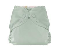 Esembly Cloth Diaper Outer, Waterproof Cloth Diaper Cover, Swim Diaper, Leak-Proof and Breathable Layer Over Prefolds, Flats or Fitteds, Reusable Diaper with Snap Closure, Size 1 (7-17lbs), Sea Glass