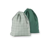 Esembly Day Bag, Ditty Bag and Petite Pouch, Lattice + Forest, Ditty Bags