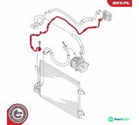 ESEN SKV AIR CONDITIONING HIGH/LOW-PRESSURE LINE 43SKV554 FOR AUDI SKODA VW