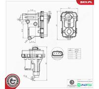 ESEN SKV BOOST PRESSURE CONTROL VALVE 95SKV520 FOR BMW