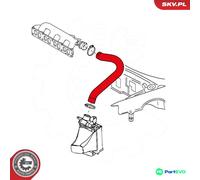 ESEN SKV CHARGE AIR HOSE 43SKV086 FOR ALFA ROMEO