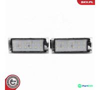 ESEN SKV LEFT RIGHT LICENCE PLATE LIGHT 72SKV501 FOR RENAULT DACIA