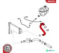 ESEN SKV RADIATOR HOSE 24SKV299 FOR MERCEDES-BENZ