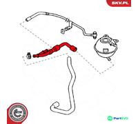 ESEN SKV RADIATOR HOSE 24SKV307 FOR AUDI SEAT SKODA VW