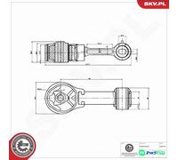 ESEN SKV RIGHT ENGINE MOUNTING 75SKV123 FOR RENAULT