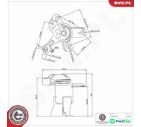 ESEN SKV RIGHT ENGINE MOUNTING 75SKV252 FOR FORD