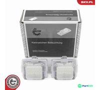 ESEN SKV RIGHT LEFT LICENCE PLATE LIGHT 72SKV510 FOR MERCEDES-BENZ