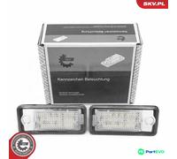 ESEN SKV RIGHT LEFT LICENCE PLATE LIGHT 72SKV511 FOR AUDI