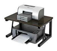 Esenlong Desktop Printer Stand Holder,2 Tier Multi- Purpose Desk Organizer Storage,Modern Tabletop Printer Table Organizer for Fax Machine,Scanner,Files,Books,Microwave Oven(Black)