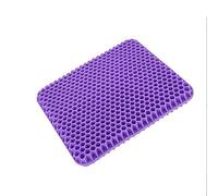 Esenlong Gel Seat Cushion,Honeycomb Double Thick Breathable Seat Cushion with Relieving Back coccyx Pain Pressure Durable for Office Chair Desk,Car,Wheelchair,Road Trips(Purple)