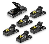 ESENVIS Mouse Trap, Mice Traps That Work Best Snap Traps for Small Mice and Mouse Outdoor Indoor Quick Kill and Reusable Mouse Traps 6 Pack