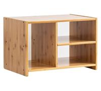 ESESE Adjustable Desk Book Stand,Desktop for Printer Space Organizer Bamboo Ware Multifunction Copier Scanner Shelf