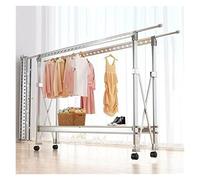 ESESE Portable Folding Clothes Drying Rack, Retractable Collapsible Clothing，Space-Saving Laundry(Silver)