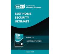 ESET HOME SECURITY 2026 | Antivirus, Safe Banking, Safe Browsing, Anti-Phishing, Webcam Protection, Microphone Monitor | PC/Mac/Android | Activation Code by Post (5 Devices - 1 Year, Ultimate)