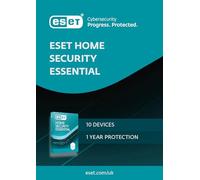 ESET HOME SECURITY Essential 2026 | 10 Devices | 1 Year | Antivirus, Safe Banking, Safe Browsing, Anti-Phishing, Webcam Protection, Microphone Monitor | Activation Code by Post