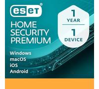ESET HOME Security Premium 2026 | 1 Device | 1 Year | Antivirus, Firewall, VPN, Safe Banking, Safe Browsing, Webcam Protection, Secure Data, ESET Folder Guard | Activation Code by Post