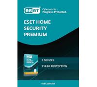 ESET HOME Security Premium 2026 | 3 Devices | 1 Year | Antivirus, Firewall, VPN, Safe Banking, Safe Browsing, Webcam Protection, Secure Data, ESET Folder Guard | Activation Code by Post