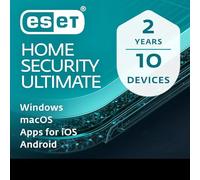 ESET HOME Security Ultimate 2026 | 10 Devices | 2 Years | Antivirus, Identity Protection, VPN, Firewall, Secure Data Encryption, Ransomware Remediation included | Activation Code by Post