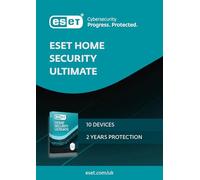 ESET HOME Security Ultimate 2026 | 10 Devices | 2 Years | Antivirus, Identity Protection, VPN, Firewall, Secure Data Encryption, Ransomware Remediation included | Activation Code by Post