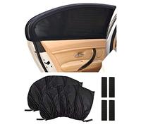 ESEWALAS 2 Pack Car Window Shades,Car Sun Shade for Rear Window,Car Window Shade for Baby Stretchable Car Window Screens,Car Back Window Sun Shade,Adjustable Mesh Window Cover