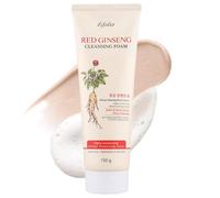 esfolio Red Ginseng Cleansing Foam - Korean Skincare Face Wash with Herbal Extracts - Creamy Daily Cleanser for All Skin Types - Refreshing Foaming Formula - (5.29oz - 150ml)