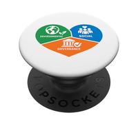 ESG Environmental Social Governance Heart PopSockets Adhesive PopGrip