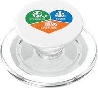 ESG Environmental Social Governance Heart PopSockets PopGrip for MagSafe
