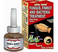 eSHa 2000 Fungus Finrot & Bacteria Aquarium Fish Tank Disease Treatment 20ml