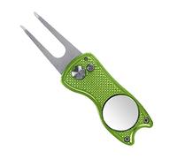 Eshan Divot Repair Tool with Golf Ball Marker Men Women Golfer Gifts Golf Sports Court Accssories For Golf Gloves Hats Bags Caps Visor Belt Pocket (Lime)