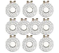 Eshan Magnetic Golf Hat Clips 10 Pack Golf Ball Marker Holder Men Women Golfer Gifts Golf Sports Court Accssories For Golf Gloves Hats Bags Caps Visor Belt Pocket Lot