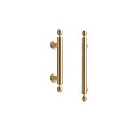ESHDGFYB Nurlin French Luxury Solid Brass Cabinet Furniture Drawer Cabinet Door Handle Round Knobs T-Bar Wardrobe Pull(CH079-BB-96152)