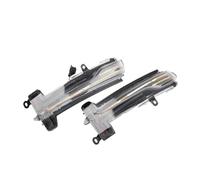 Eshgtuo Sequential Flashing Light For Volvo For XC60 2014-2017 31371878 31371879 Rearview Mirror Turn Light Repeater Lamp Side Mirror Turn Lights(Dynamic Crystal)