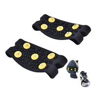 Eshylala 1 Pair Slip-on Shoe Grippers, Snow Ice Climbing Anti Slip Spikes Grips Shoes Cover