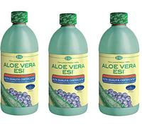 ESI - ALOE VERA WITH JUICE OF BLUEBERRY 3 PACKS OF 1000 ML purifying and with 7000 mg/liter in polysaccharides