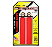 ESIgrips Handlebar Grips Racer's Edge – Silicone, Red, One Size