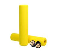 ESI Chunky Silicone Handlebar Grips Yellow 130mm Mountain Hybrid Flat Bar Road